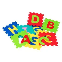 Tappeto gioco Puzzle Lettere 9 Pz (32x32cm) VITAMINA G 05093
