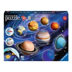 Puzzle 3D 522 pz Sistema Planetario 7a+ 11668