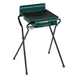 Barbecue GPL pieghevole con piastra GREEN LINE Verde e Nero GAS4043GHIV