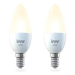 Set lampadine led pera (2 pz - E14 - 470 lumen - 5,3 W - Bianco caldo) SMART CANDLE RB 245 2