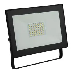 Proiettore led Nero (1 luce - 3000 Lumen - 30 W - Bianco neutro) (IP65) (16,5x6,1x11cm) PP3132