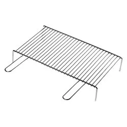 Griglia barbecue tondino pesante acciaio (60x40cm) Cromo lucido 00760
