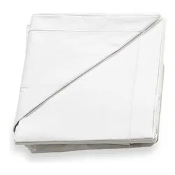 Set lenzuola lettino completo 3 pz TINTA UNITA Bianco 020 1010 05