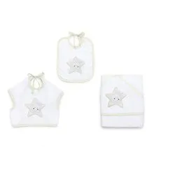 Set bavaglini 3 pz STAR Avorio 15 5020 206
