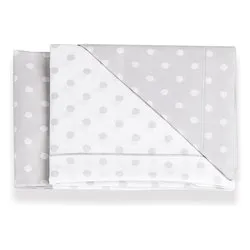 Set lenzuola lettino completo 3 pz POIS Grey 020 1005 004