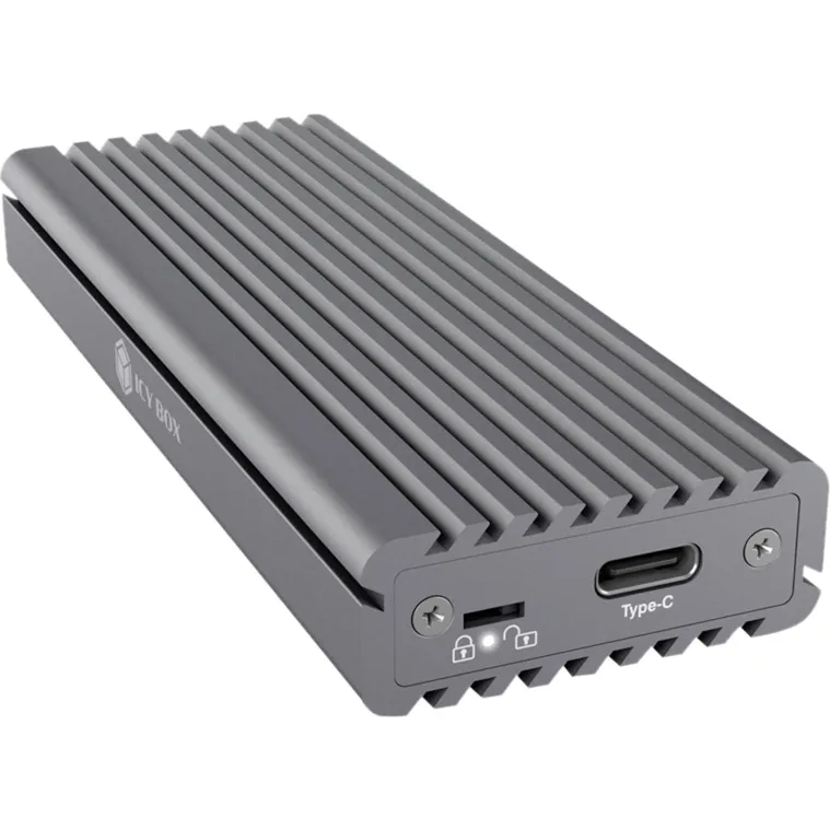 IB-1817M-C31 Box esterno SSD Grigio M.2, Disk enclosure