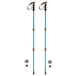 Set bastoni trekking 2 pz (60-135cm) ULTAR Azzurro 78403HCU
