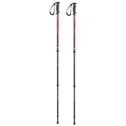 Set bastoni trekking 2 pz (60-135cm) GTA Rosso 78119IRR