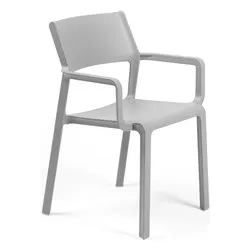 Sedia con braccioli polipropilene TRILL Armchair Grigio 40250 03 000