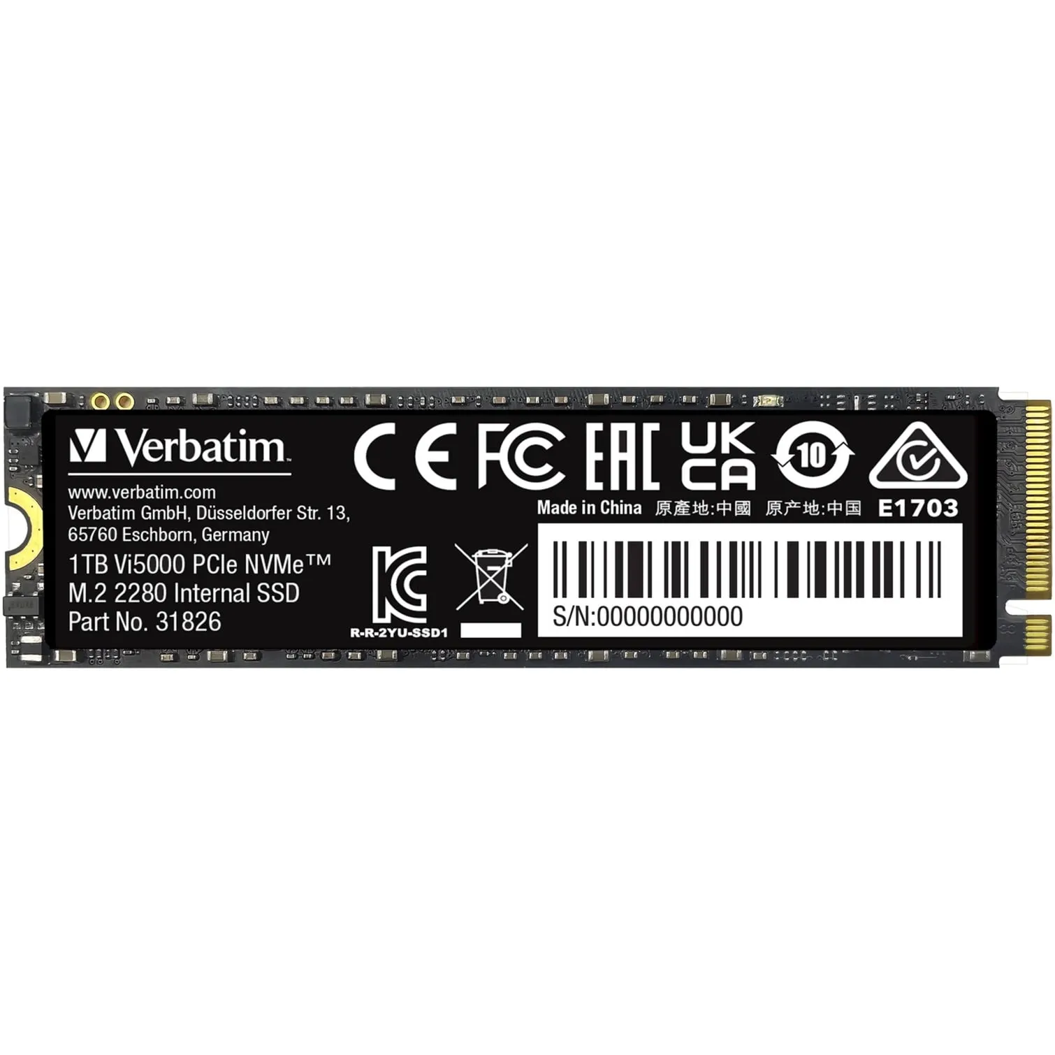 Vi5000 1 TB M.2 PCI Express 4.0 NVMe 3D NAND, Disco a stato solido