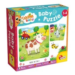 Puzzle 4 pz La Fattoria 1-4a CAROTINA BABY 80083