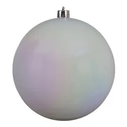 Pallina albero Natale (1pz-14cm) Polistirene White iris 9022264