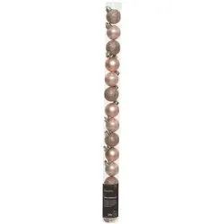 Set palline albero Natale (14pz-3cm) Plastica Blush pink 9020464