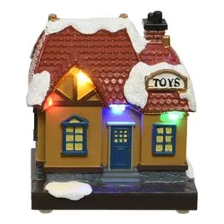 Casa con luci (6x9x10cm) Assortito 485388