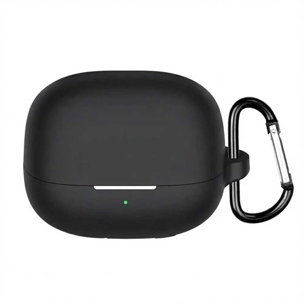 Custodia Techsuit Silicone per Xiaomi Buds 5 Pro, Nera