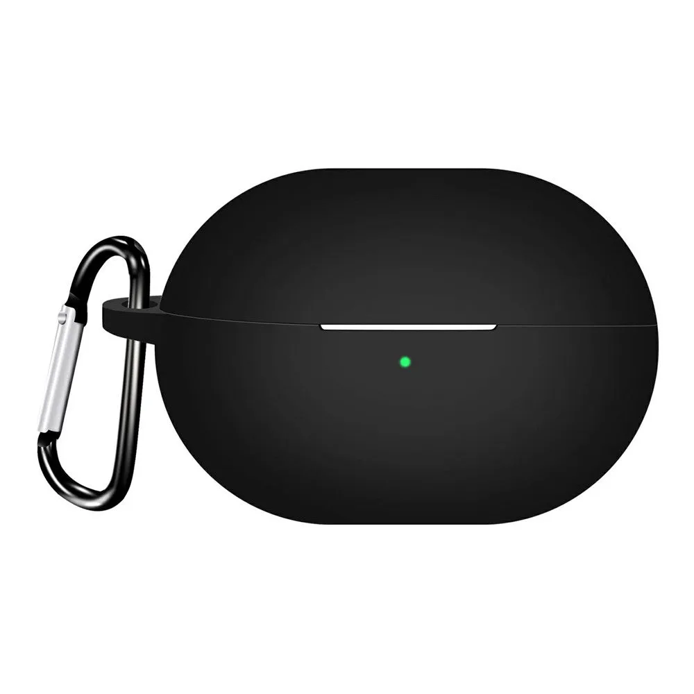 Custodia Techsuit Silicone per Huawei FreeBuds Pro 4, Nera