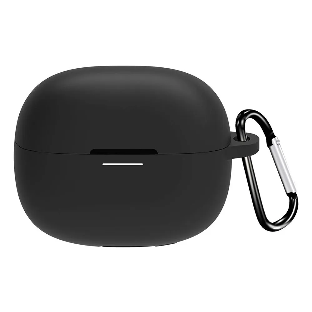 Custodia Techsuit Silicone per Xiaomi Redmi Buds 6 Pro, Nera