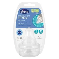 Tettarella Silicone 2 pz Physio Flusso Lento (0m+) PERFECT 5 203 110