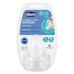 Tettarella Silicone 2 pz Physio Flusso Medio (2m+) PERFECT 5 203 230