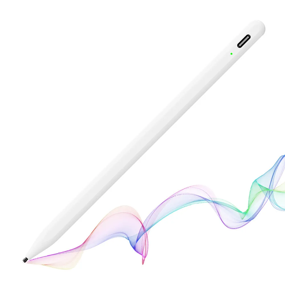 Touch Pen Techsuit A580S per Apple iPad, Versione Attiva, Bianco