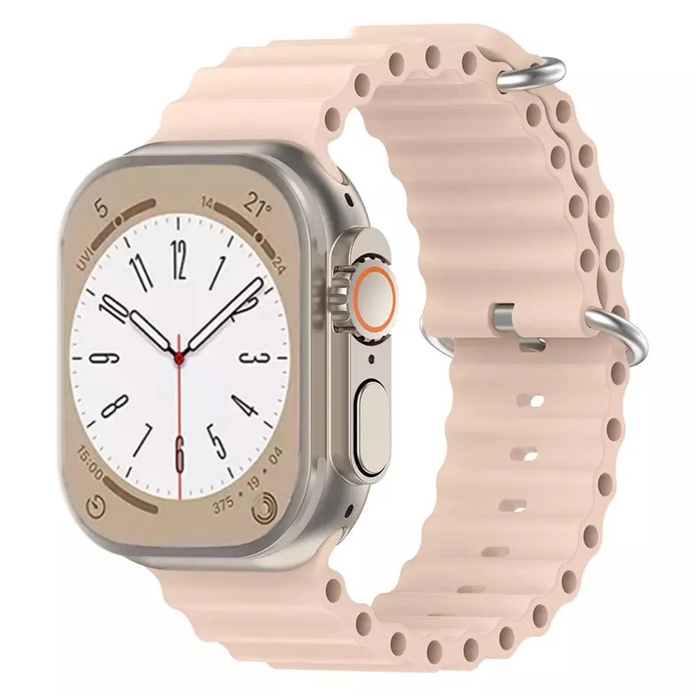Cinturino Techsuit W038 per Apple Watch 49mm / 46mm / 45mm / 44mm / 42mm Series, Rosa