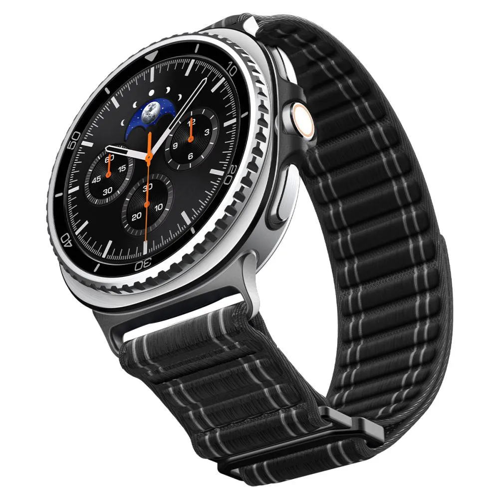 Cinturino Spigen WBF0 per Samsung Galaxy Watch9 / Watch8 / Watch8 Classic Series, Nero AMP10153