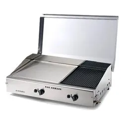Piastra cottura gpl e metano Plancha Double Duegas Satinato 4068 COVER M