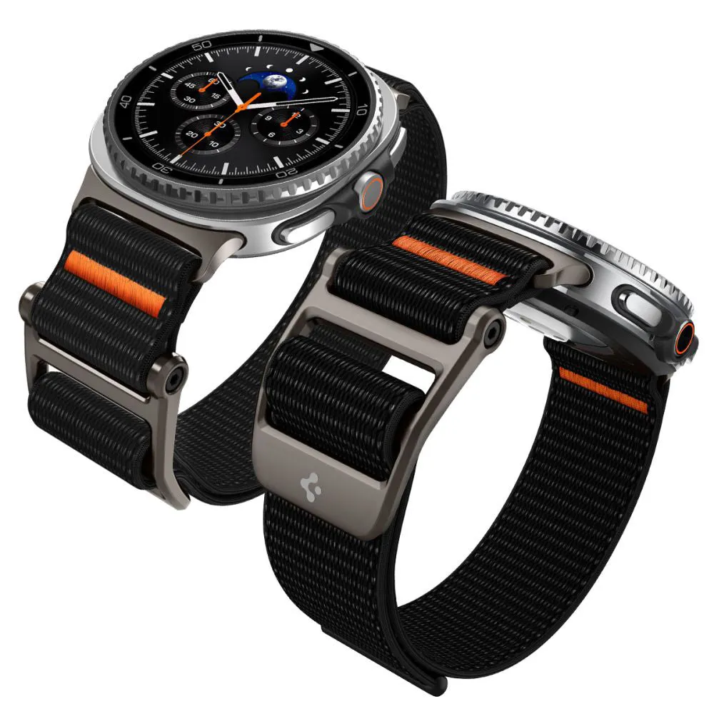 Cinturino Spigen DuraPro Flex per Samsung Galaxy Watch9 / Watch8 / Watch8 Classic Series, Nero AMP10116