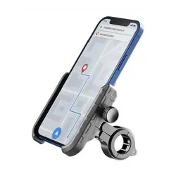 Supporto smartphone bici Rider Steel Black MOTOHOLDERALUK