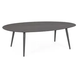Tavolino da esterno acciaio RIDLEY Yk13 Antracite (120x75x36cm) 0662706
