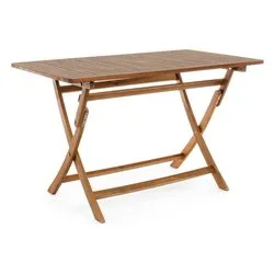 Tavolo pieghevole da esterno legno NOEMI Acacia (120x70x73cm) 0805129