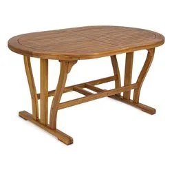 Tavolo da esterno legno NOEMI Allungabile Acacia (150-200x90x74cm) 0805130