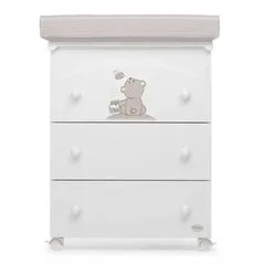 Bagnetto fasciatoio 3 cassetti (69x47x89cm) GOLOSONE Bianco 9900073410