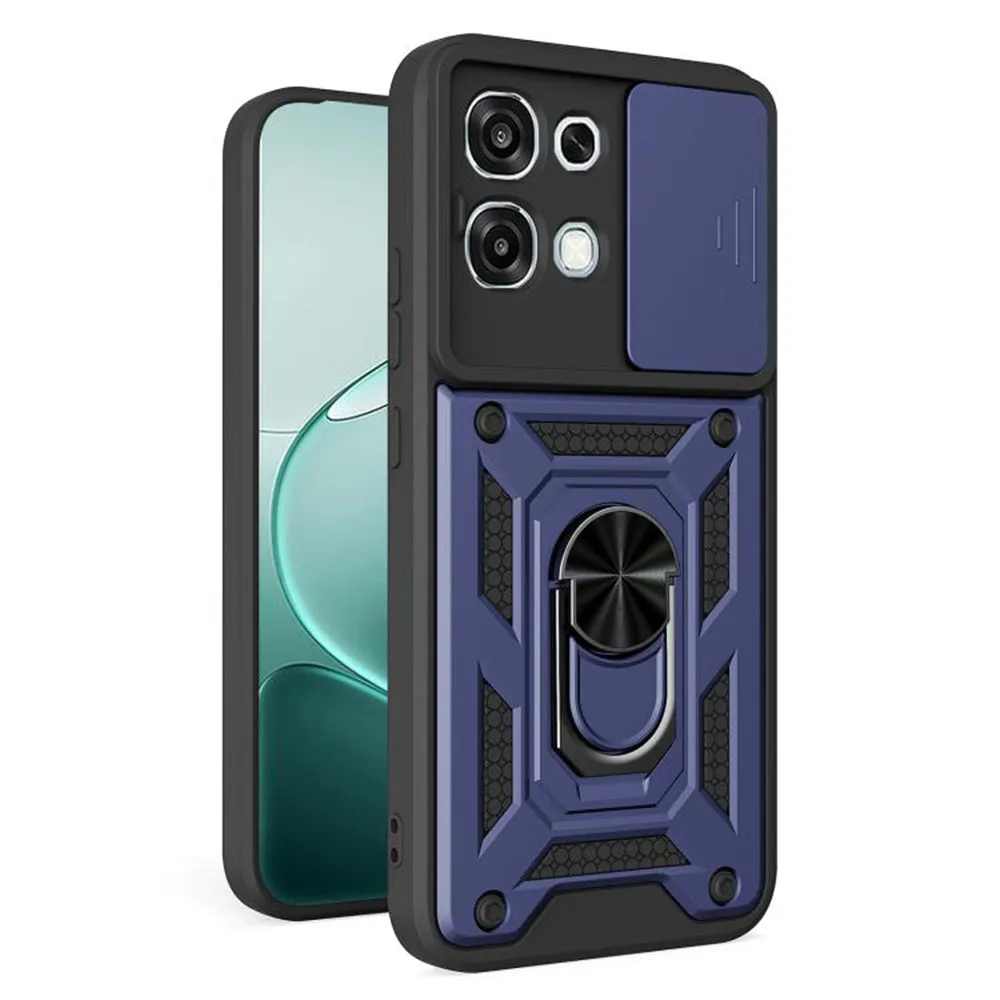 Custodia per Oppo A6 Pro 5G / A6 Pro 4G, Techsuit, CamShield, Blu