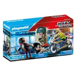 Poliziotto in moto e ladro ( 32 pz ) CITY ACTION 4-10a 70572