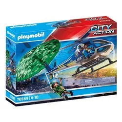 Elicottero della polizia e fuggitivo ( 19 pz ) CITY ACTION 4-10a 70569