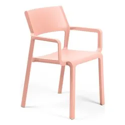 Sedia con braccioli polipropilene TRILL Armchair Rosa bouquet 40250 08 000