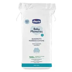 Cotone in quadrotti 60 pz BABY MOMENTS 00010609000000