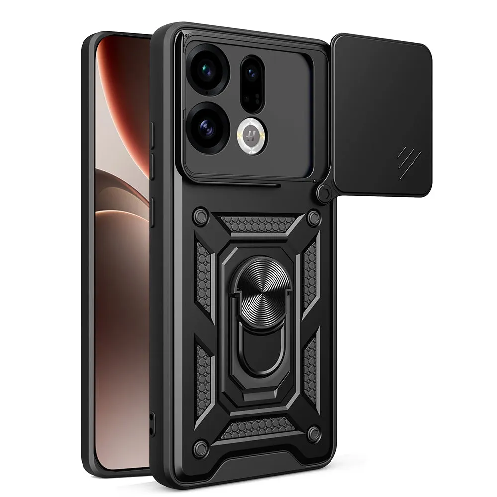 Custodia per Oppo Find X9, Techsuit, CamShield, Nera