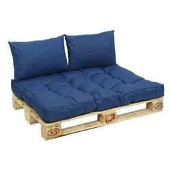 Cuscino divano tessuto 2 posti Blu denim 9878455