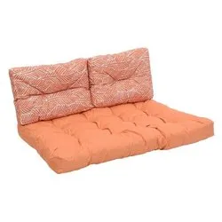 Cuscino divano tessuto 2 posti Arancio 9878470