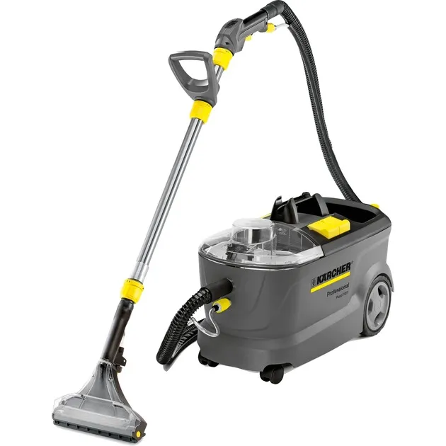 4039784917088 macchina per pulire il tappeto Camminare dietro Bagnato Nero, Giallo, Aspirapolvere lavaggio