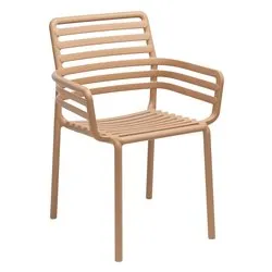 Sedia con braccioli polipropilene DOGA Armchair Cappuccino 40254 14 000