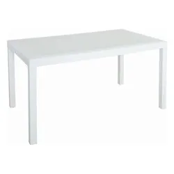 Tavolo da esterno polipropilene HOUSTON Fisso Bianco (150x90x74cm) 9094
