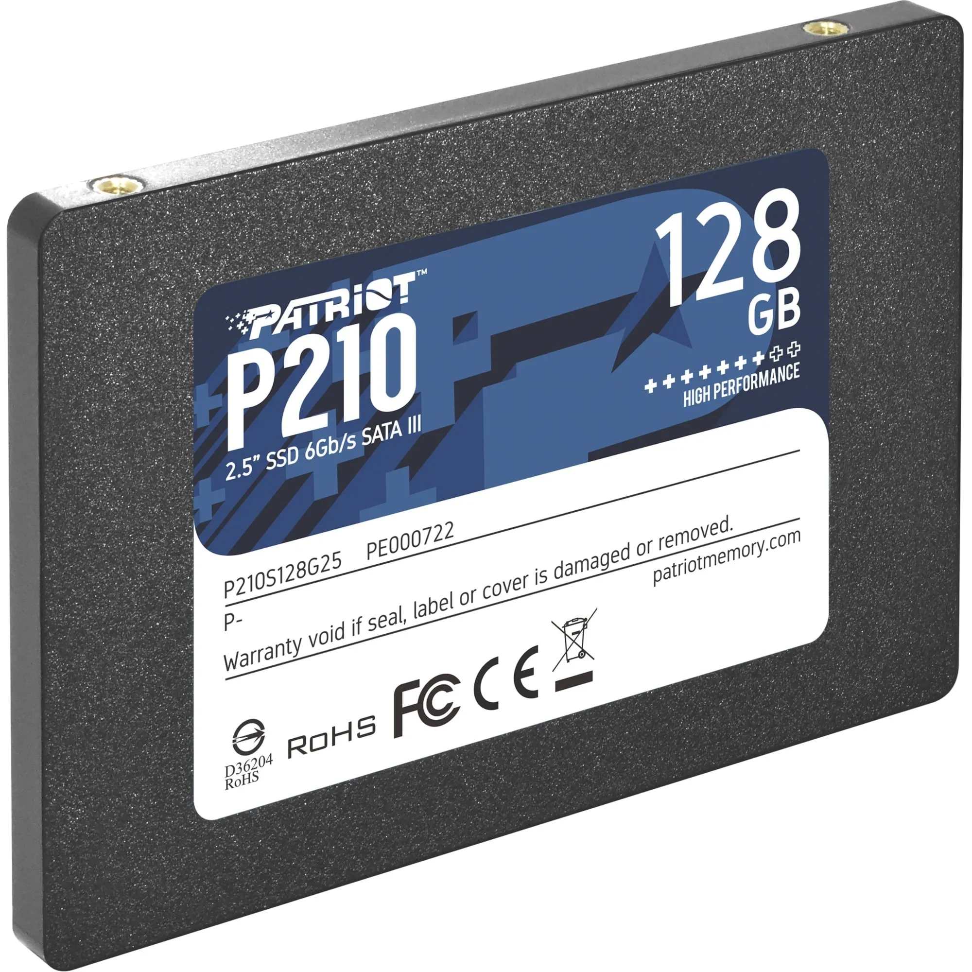 P210 2.5" 128 GB Serial ATA III, Disco a stato solido