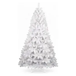 Albero Natale SAPPADA Bianco (PVC e PE - H210 D114 cm)