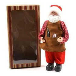 Babbo Natale (16x10x30cm) Carpentiere 59134
