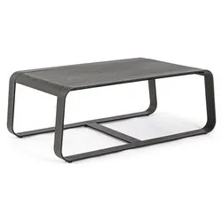 Tavolino da esterno alluminio MERRIGAN Antracite (105x62x38cm) 0663112