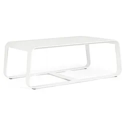 Tavolino da esterno alluminio MERRIGAN Bianco (105x62x38cm) 0663108