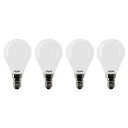 Set lampadine led goccia (4 pz - E14 - 600 lumen - 5 W - Bianco caldo) TUTTOVETRO LED 58056